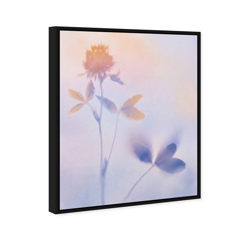 Lavender Shadows II Print by Oliver Gal, 17"H x 21"W, Black Floater Frame