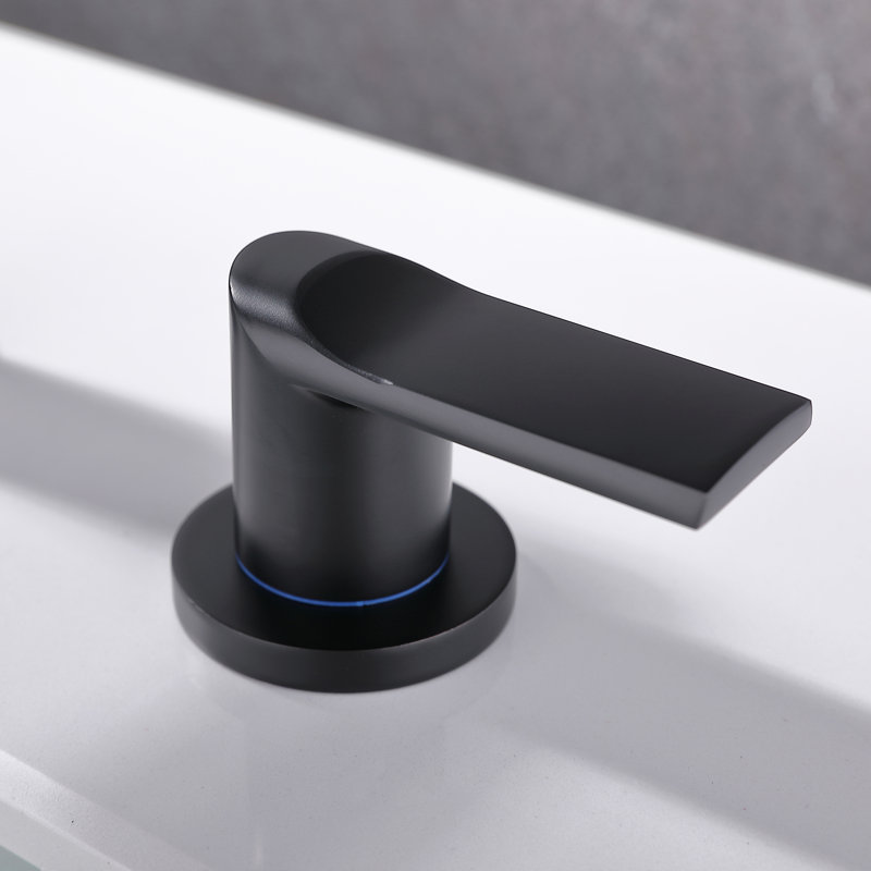 2-handle Bathroom Faucet, Black