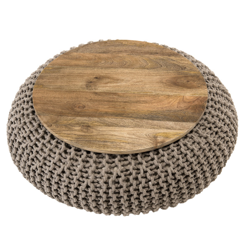 Ilfracombe Solid Wood Block Coffee Table