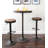 Chambord 3 - Person Solid Wood Top Pedestal Dining Set-32597038