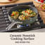 Ceramic Nonstick 3-Qt. Saut Pan with Lid, Silver Ash