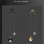 2 - Light Sphere Chandelier Ceiling Light With Glass Accents-836496139-862922941