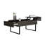Table basse à plateau relevable 2 tiroirs, finition espresso / onyx-121381885