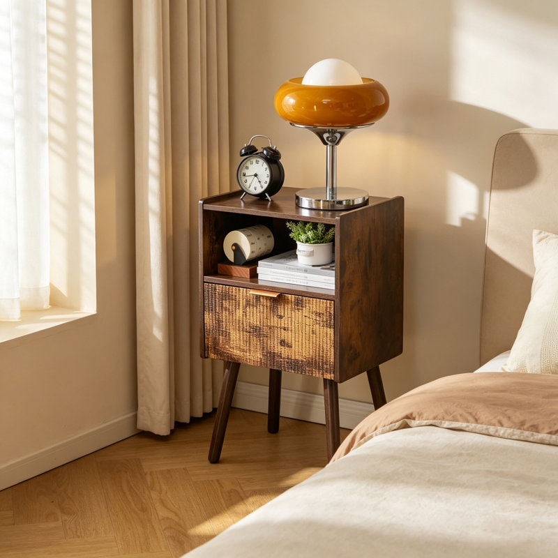 40 cm W Bedside Table