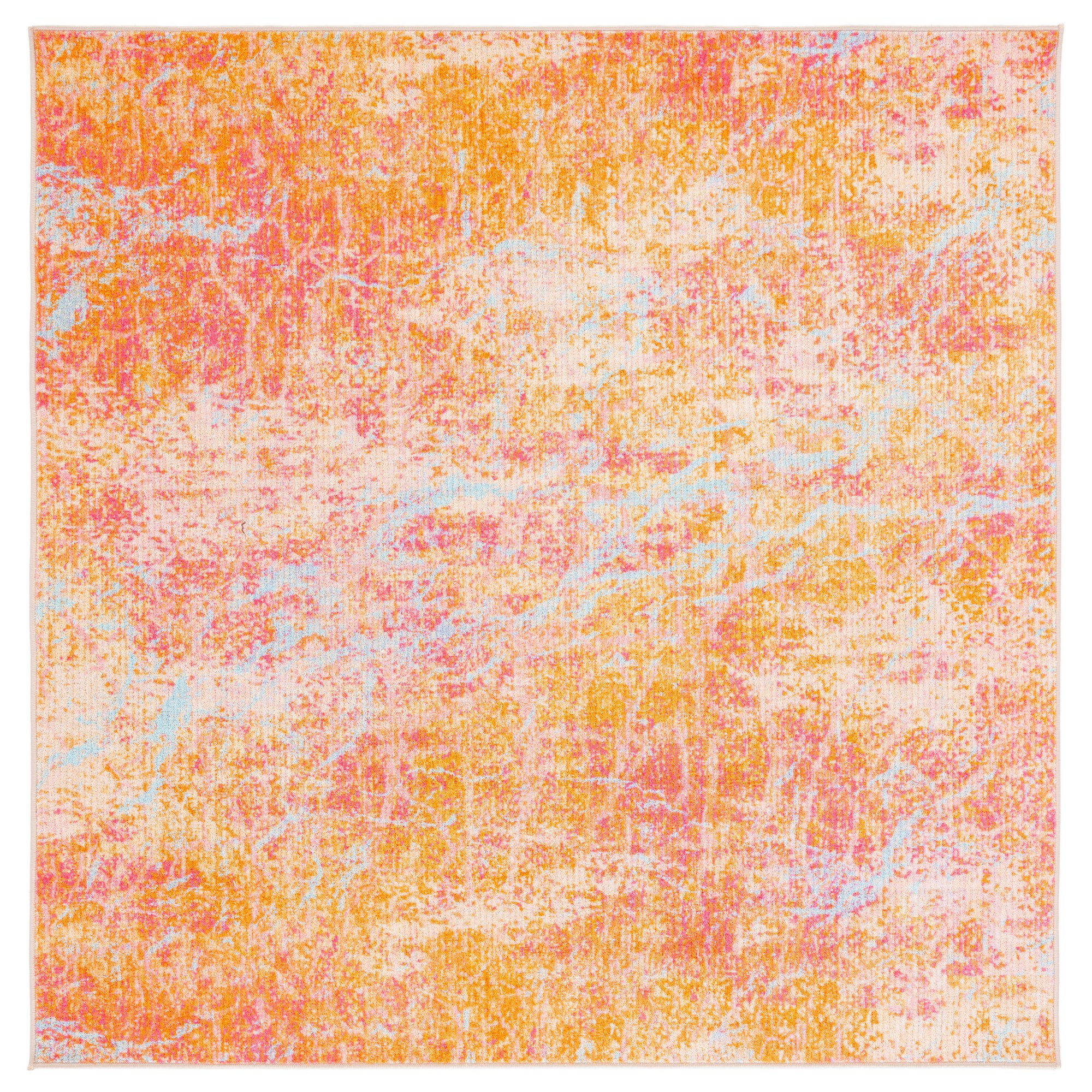 Orren Ellis Migneco Abstract Orange Area Rug & Reviews Wayfair