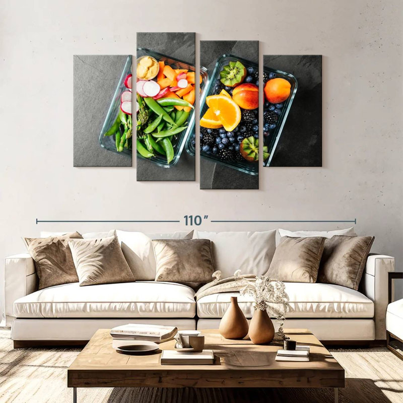 Contenants à légumes et à fruits, H 54 po x l 84 po