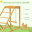 Chicken Activity Play - Yellow, Encourages Exercise With Swing & Yellow Coop With Stable Perches For