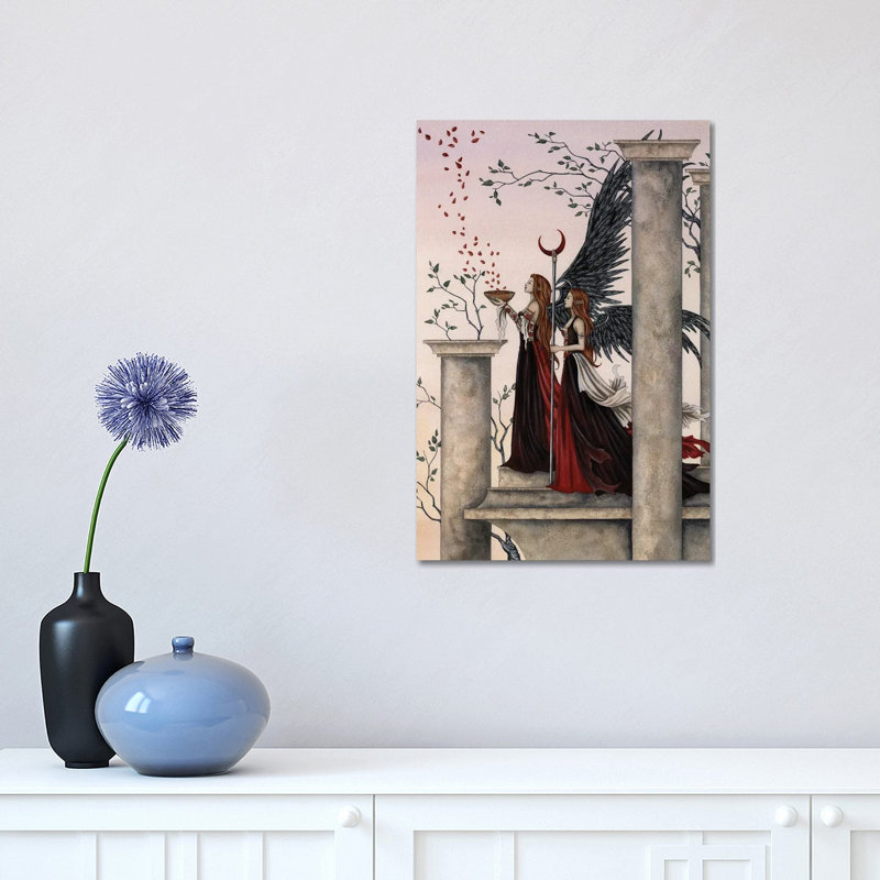 Rose Spell by Amy Brown - Wrapped Canvas Print, 30.48 cm H x 45.72 cm W
