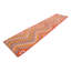 Runner Geometric Wool Hand Woven 80cm X 391cm Area Rug