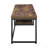 Weathered Oak And Black 1-Shelf TV Stand-1637476154