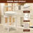 Full-Grain Leather Bar Stool Counter Height Stool Solid Wood Swivel Barchair with Footrest for Kitchen Dining Room Living Room-1153487359-1141263599-1141263595