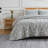 Infinite Blossom Blue Oversized Microfiber Comforter Set with matching shams Easy care-1074330927
