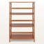Bibliothèque à 3 sections Morrison Honey Finish pour bureau à domicile, H 41,72 po x l 25,72 po x P 11,74 po