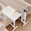 Overbed Bedside Desk Mobile Rolling Laptop Stand Tilting Overbed Table With Wheels Height Adjustable Tray Table For Laptop Bed Sofa Side Table,Bedside Table-84662180-84662182