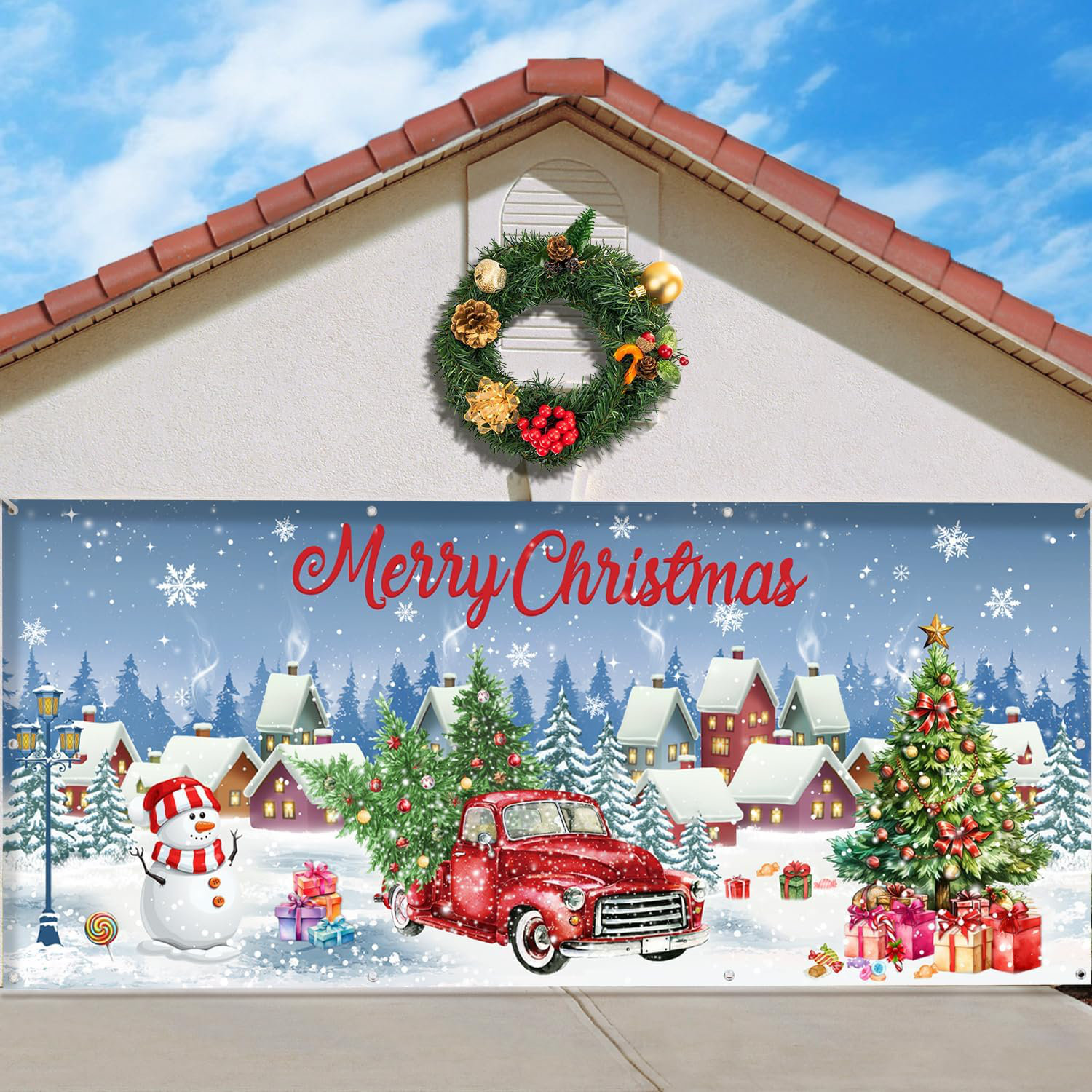 メリークリスマス、クリスマスの背景、クリスマスパーティー、サンタの写真、クリスマスガレージドアの背景、パーティーの装飾、7 * 16 メリークリスマス、  クリスマスの背景、クリスマスパーティー、サンタの写真、クリスマスガレージドアの背景、パーティー ガレージ ... メリークリスマス、クリスマスの背景、クリスマスパーティー、サンタの写真、クリスマスガレージドアの背景、パーティーの装飾、7 x 16