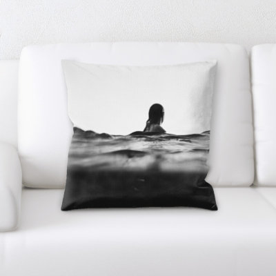 Microsuede Reversible Throw Pillow