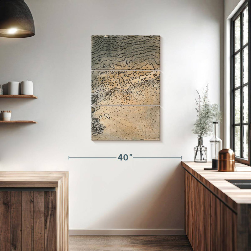 Avery Topography, 38" H x 24" W