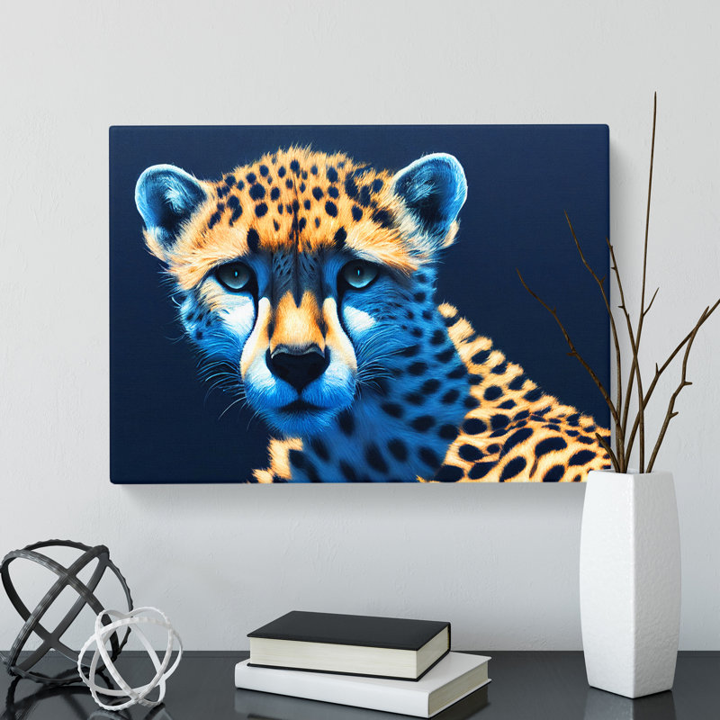 Enchanting Cheetah - Wrapped Canvas, 50cm H x 76cm W x 3cm D