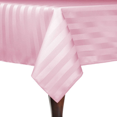 Latitude Run® Satin-Stripe Tablecloth Rectangular