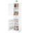 Tall Bathroom Storage Cabinet With Two Doors And Adjustable Shelves-847784304