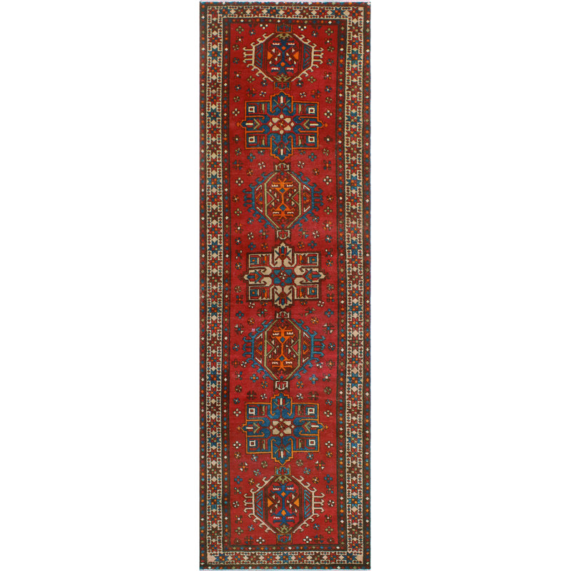 Khylar Distressed Houda Red Runner