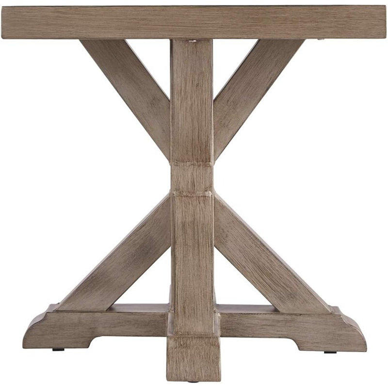 Pedestal End Table