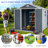 Polypropylene Plastic Storage Shed-116540357-116540358