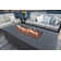 Sedona 66" L x 32 W x 22" H Concrete Fire Pit Table with Pull-Out Propane Tank Drawer by AMS Fireplace