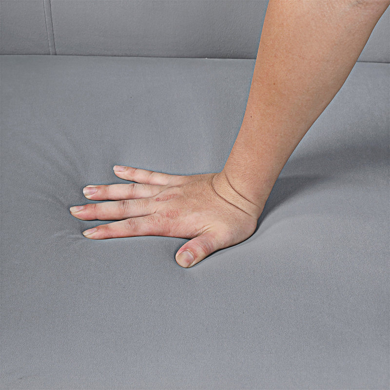 Fauteuil d'appoint capitonné, Gris