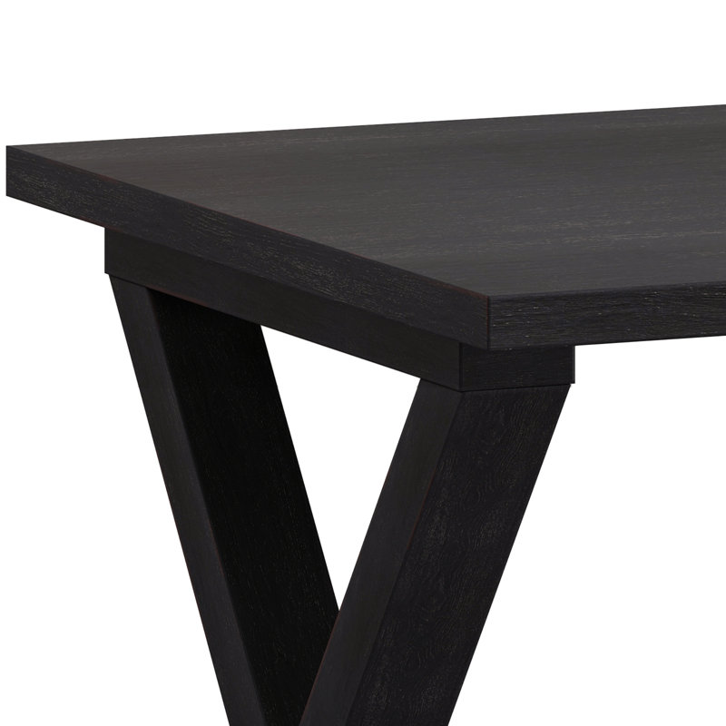 Table d'appoint carrée, Noir