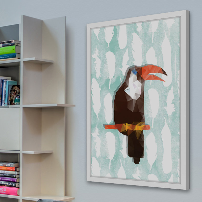 Single Picture Frame Painting, 61cm H x 41cm W x 3.81cm D