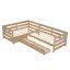 Lit plateforme simple en L avec tiroirs-2108074607