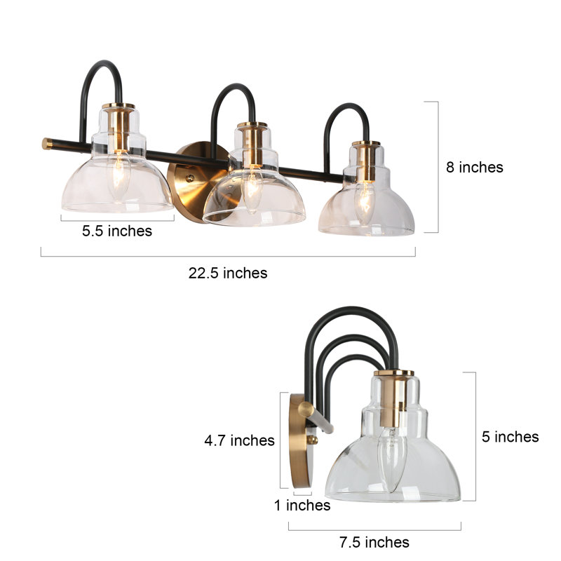 Mitchal 3 - Light Dimmable Vanity Light
