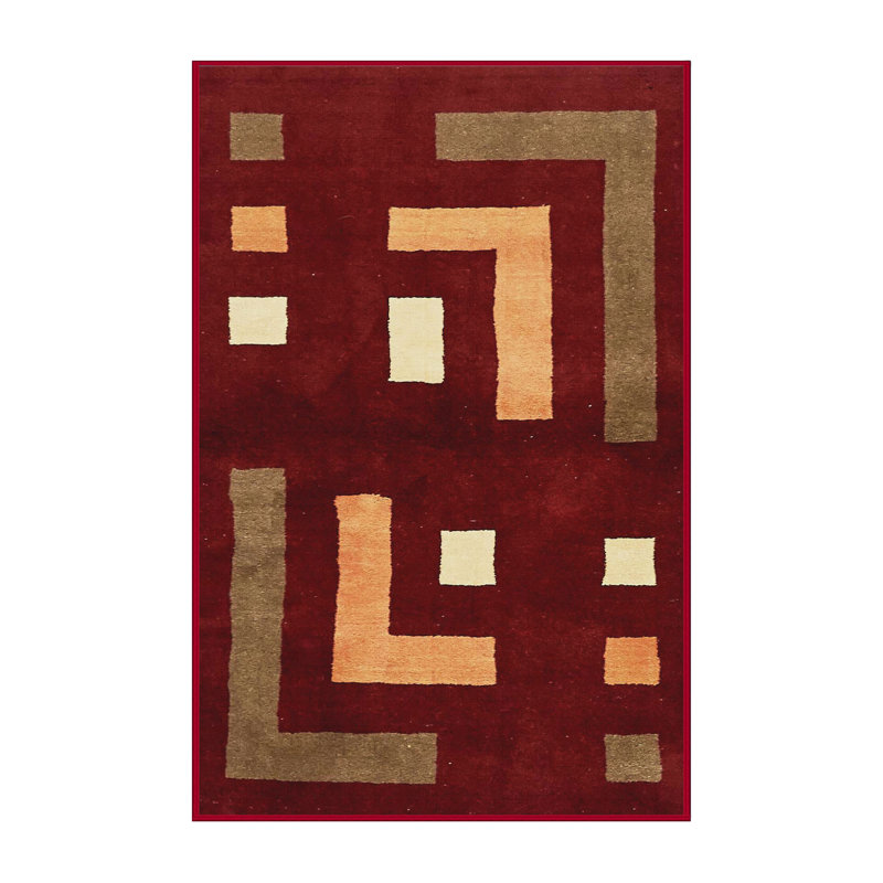 Tapis abstrait moderne 5599, Rectangle 8 pi x 12 pi