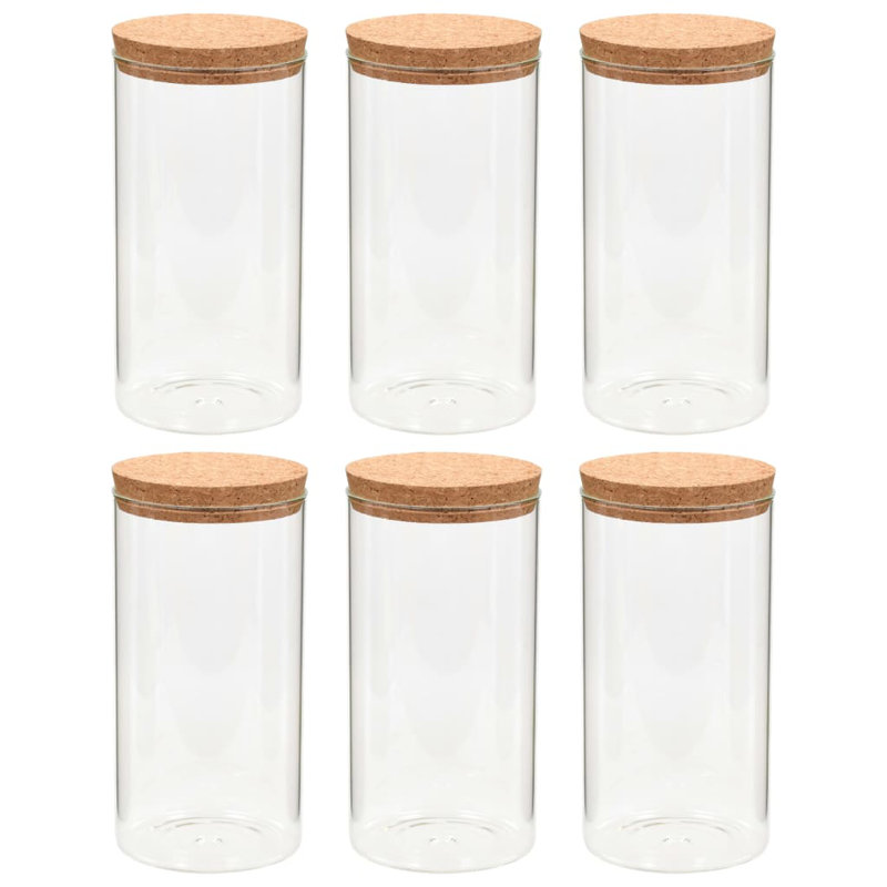 Glass Canister - Set of 6