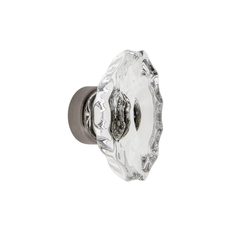 Biarritz Oval Knob, Antique Pewter