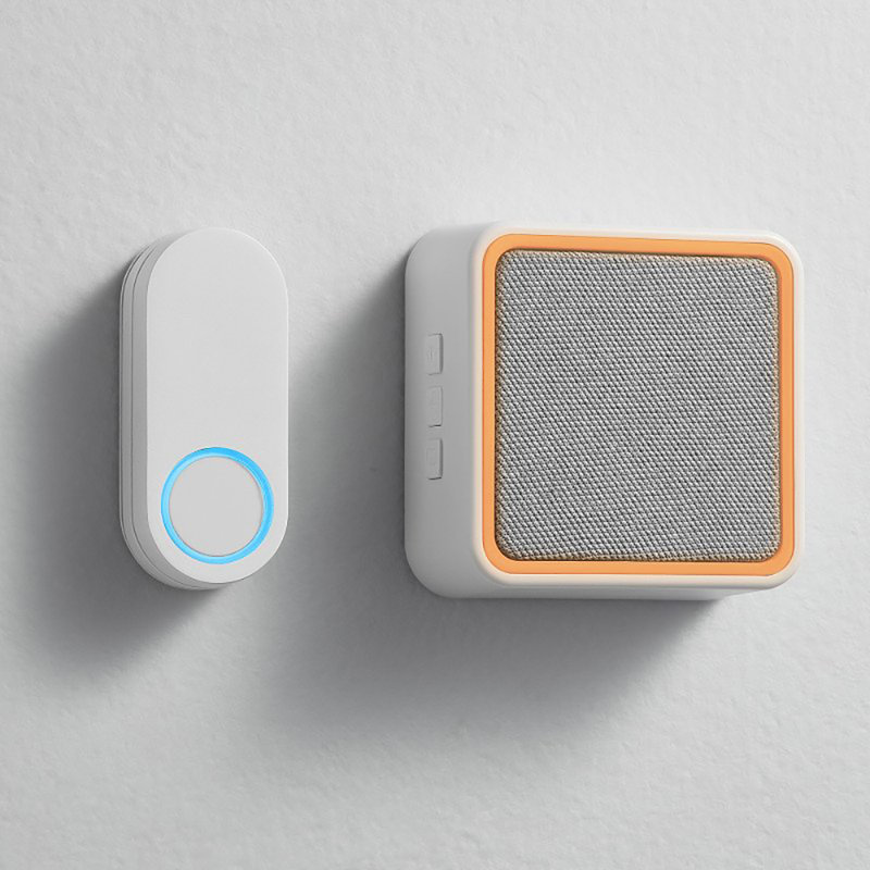 Heath Zenith Matte White Plastic Wireless Door Bell