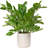 17 Inch Ceramic Pots Loaded Indoor Artificial ZZ Plants, designed for home table decor and bedroom aesthetics, packaged in a single piece to add greenery to your home.