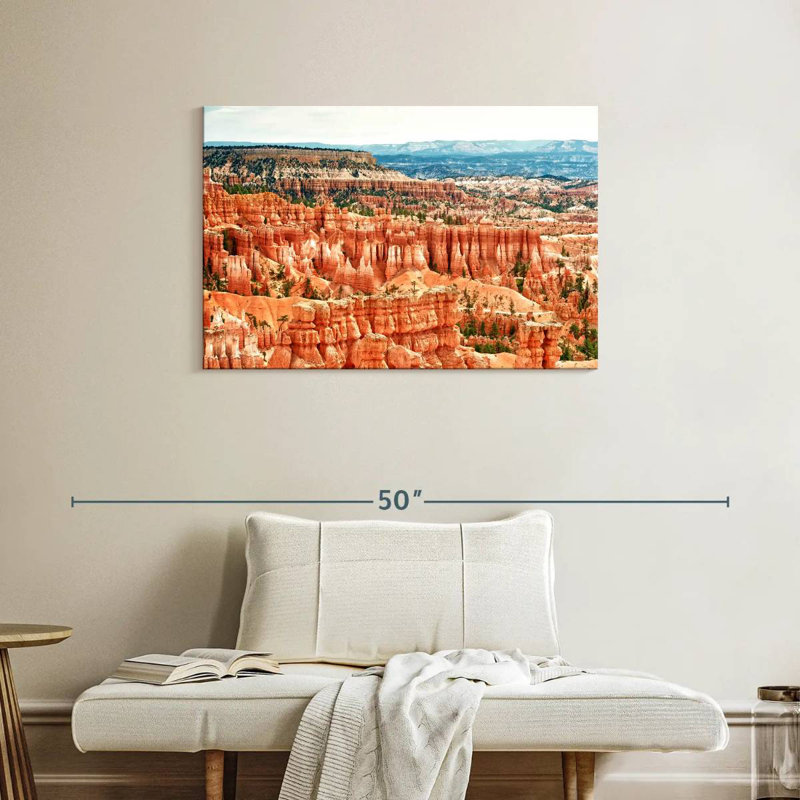 Vue matinale d'Alvord Bryce Canyon, H 24 po x l 36 po
