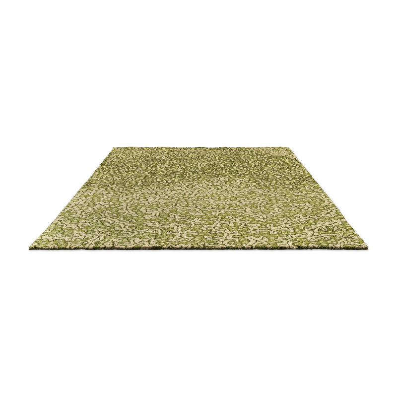 Truffle Hand Tufted Floral Area Rug, Rectangle 5'3" x 7'7"