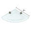 Tablette murale flottante en verre-16073783