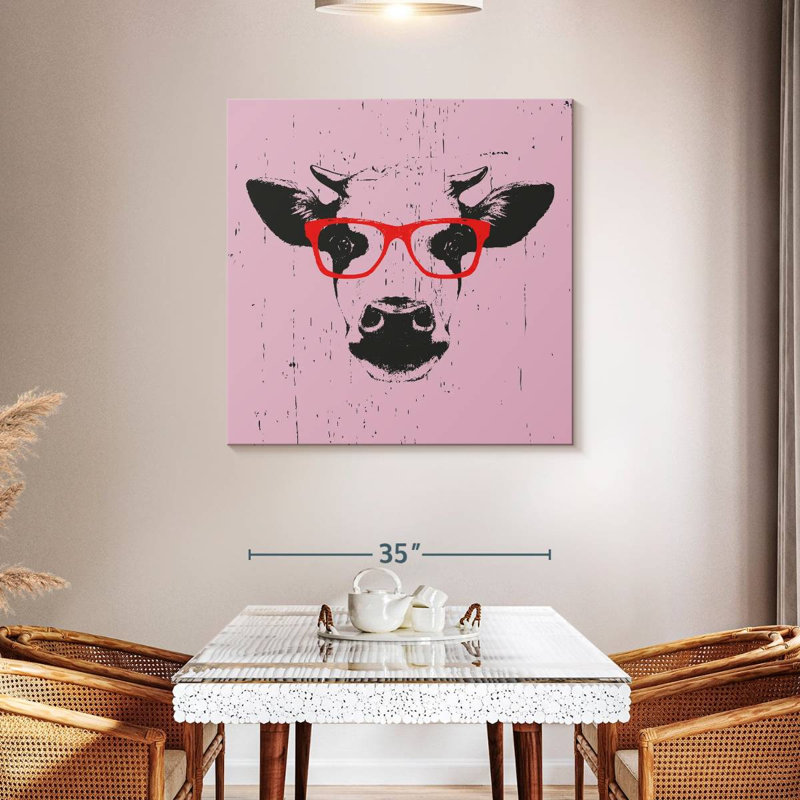 Crowle Cool Cow, 39" H x 39" W