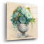  «Festive Succulents 1» par Julia Purinton, art mural en verre acrylique, 24 po x 24 po-1220284435