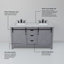 Marsyas 60 in W x 22 in D Double Bath Vanity and 24 in Mirrors-1786039546-1786039549