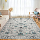 Holzhauer Area Rug with Non-Slip Backing