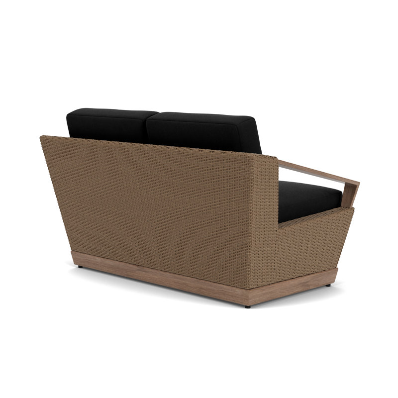 Charisma Outdoor 2 - Seat Loveseat, Canvas Black