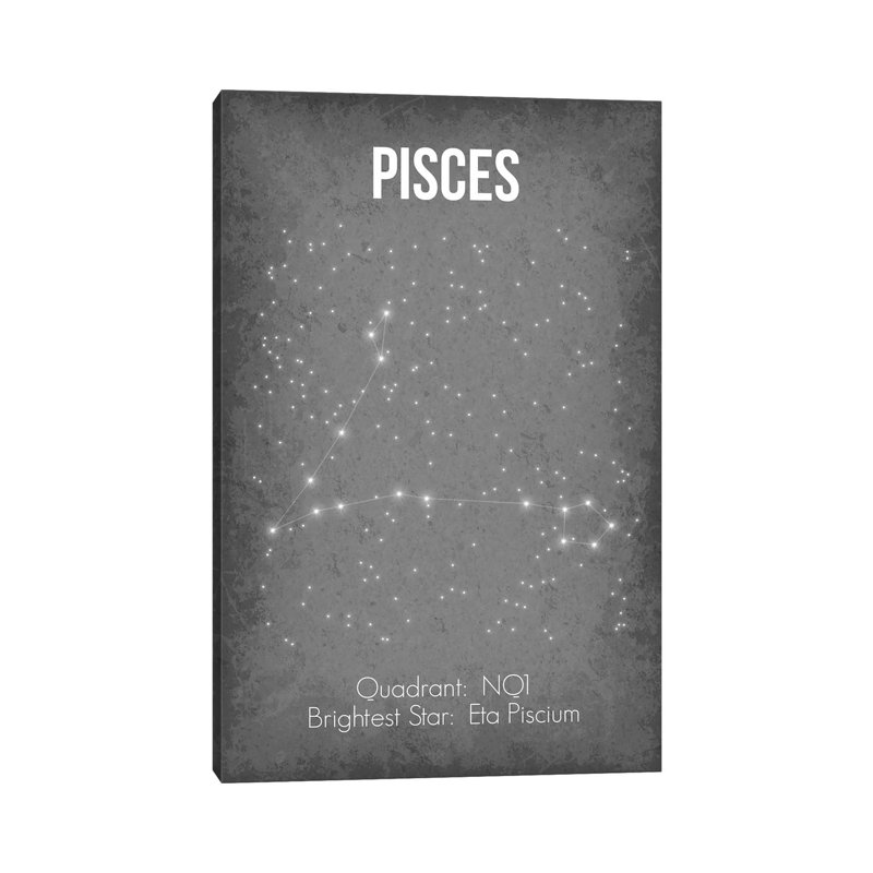 «Pisces» par GetYourNerdOn, impression sur toile tendue, H 12 po x l 8 po x P 0,75 po