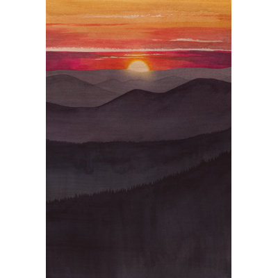 Taryah Layered Sunset II by Grace Popp - Wrapped Canvas Print