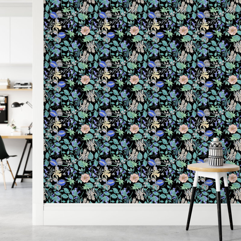 Floral Tile, 2.08' W x 10.42' L