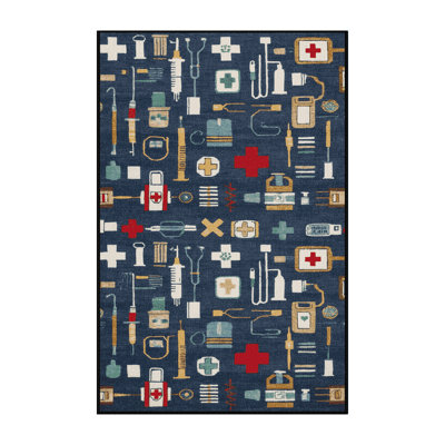 Tapis gris lavable à la machine